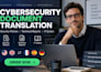 translate cybersecurity documents security policies and technical reports